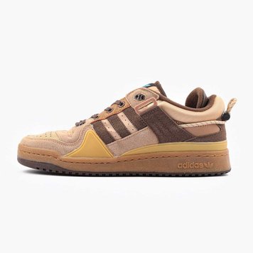 Adidas Bad Bunny X Forum Buckle Low The First Cafe Gw0264 G341-Коричневий-45 фото