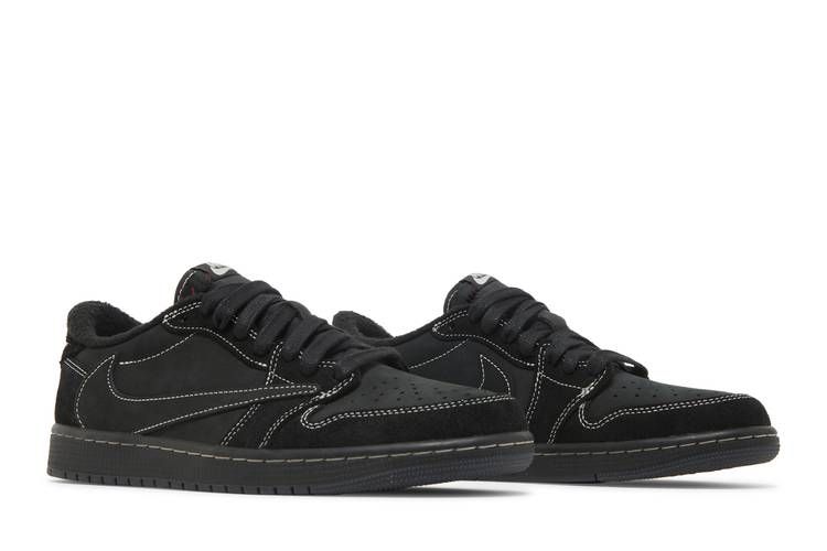 Travis Scott x Air Jordan 1 Retro Low OG SP 'Black Phantom' DM7866 001 фото