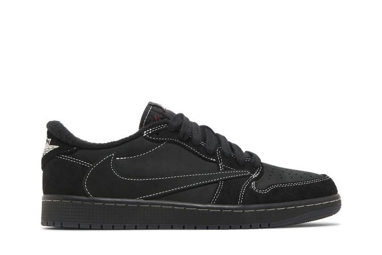 Travis Scott x Air Jordan 1 Retro Low OG SP 'Black Phantom' DM7866 001 фото