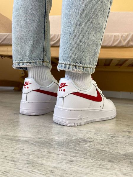 Nike Air Force 1 Low White Team Red G165-Білий-41 фото