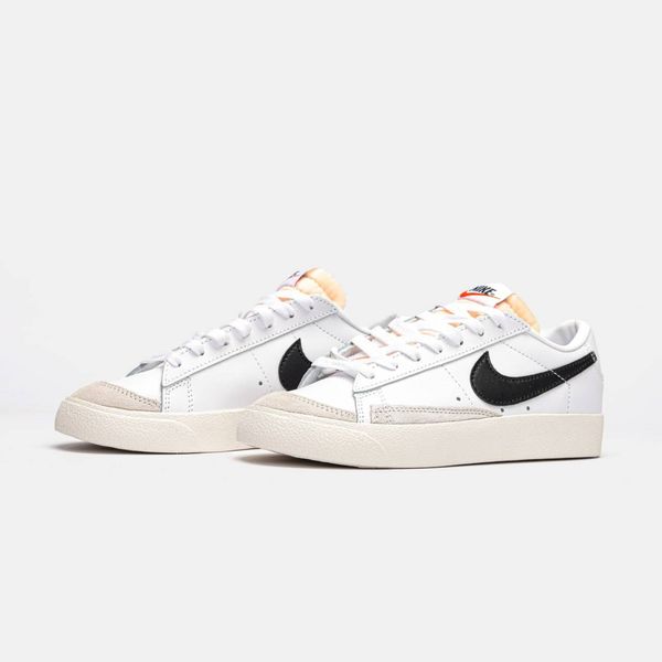 Nike Blazer Low 77 Vintage White Black G128-Білий-36 фото