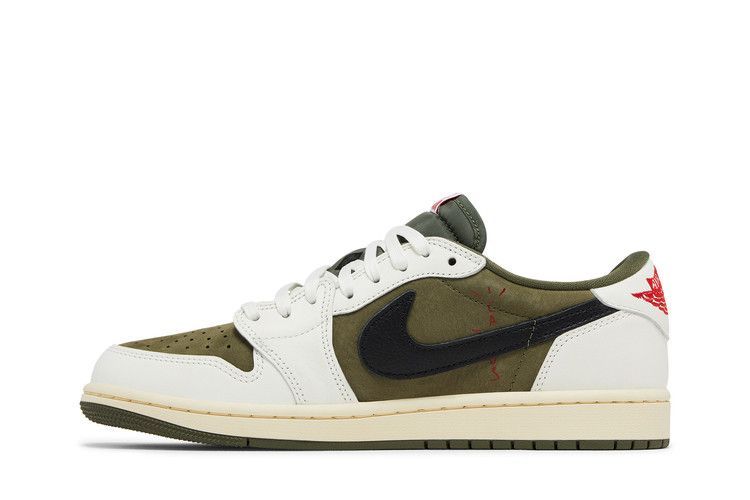 Travis Scott x Air Jordan 1 Retro Low OG SP 'Reverse Olive / Medium Olive' DM7866 200 фото