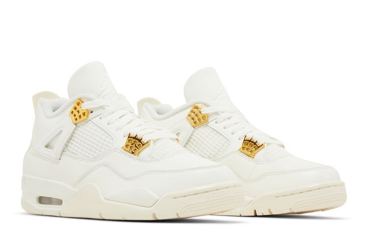 Wmns Air Jordan 4 Retro 'Metallic Gold' AQ9129 170 фото