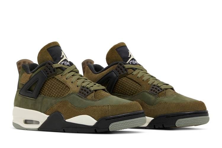 Air Jordan 4 Retro SE Craft 'Olive' FB9927 200 фото