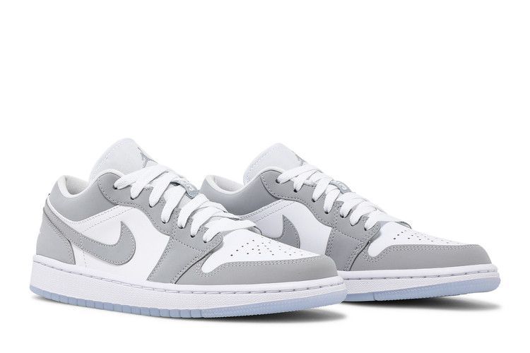 Wmns Air Jordan 1 Low 'White Wolf Grey' DC0774 105 фото