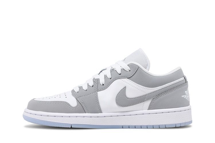 Wmns Air Jordan 1 Low 'White Wolf Grey' DC0774 105 фото