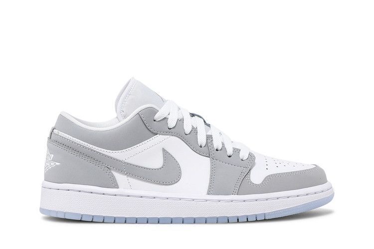 Wmns Air Jordan 1 Low 'White Wolf Grey' DC0774 105 фото