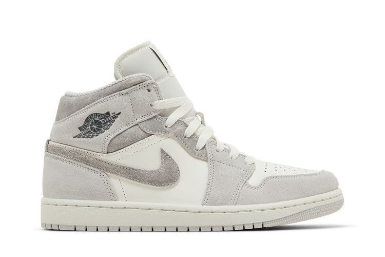 Air Jordan 1 Mid SE 'Neutral Grey Sail' FQ7720 002 фото