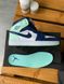 Air Jordan 1 Mid Mystic Mint G238-Синій-40 фото 6