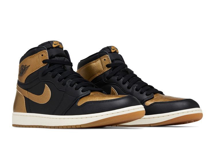 Air Jordan 1 Retro High OG 'Black Gold' DZ5485 071 фото