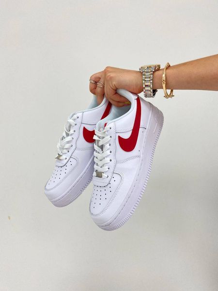 Nike Air Force 1 Low White Team Red G165-Білий-36 фото