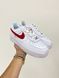 Nike Air Force 1 Low White Team Red G165-Білий-36 фото 3