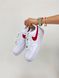 Nike Air Force 1 Low White Team Red G165-Білий-36 фото 4