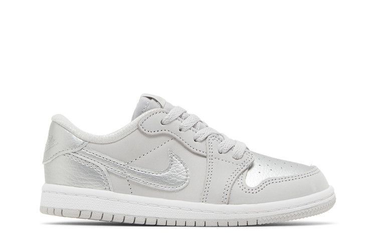 Air Jordan 1 Retro Low OG TD 'Metallic Silver' FQ5435 002 фото