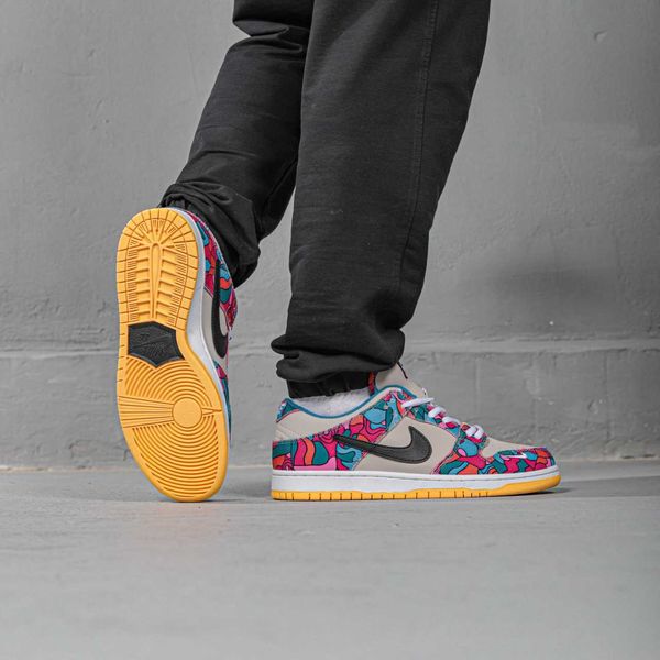 Nike sb dunk low pro parra abstract art (2021) dh7695-600 G360-Рожевий-36 фото