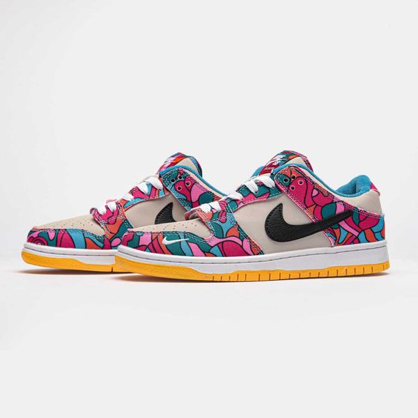 Nike sb dunk low pro parra abstract art (2021) dh7695-600 G360-Рожевий-36 фото