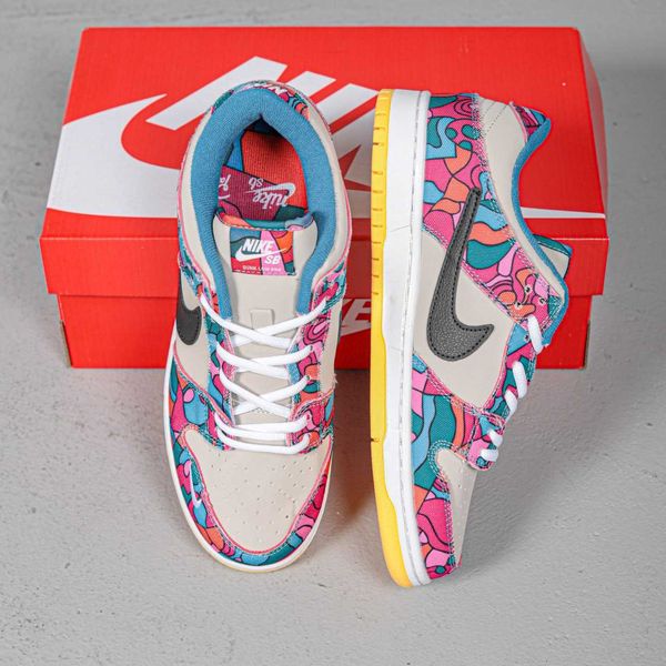 Nike sb dunk low pro parra abstract art (2021) dh7695-600 G360-Рожевий-36 фото