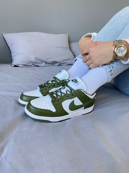 Nike Dunk Low Medium Olive G233-Зелений-36 фото