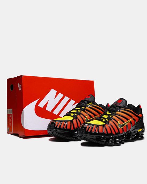 Кроссовки Nike Shox TL “Black/Amarillo” Nk61-Помаранчевий-36 фото