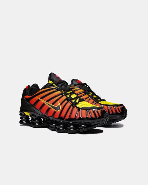 Кроссовки Nike Shox TL “Black/Amarillo” Nk61-Помаранчевий-36 фото