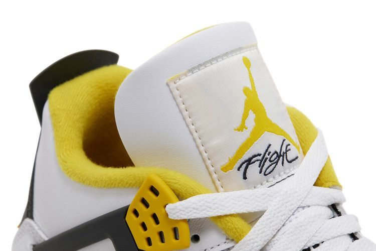 Wmns Air Jordan 4 Retro 'Vivid Sulfur' AQ9129 101 фото