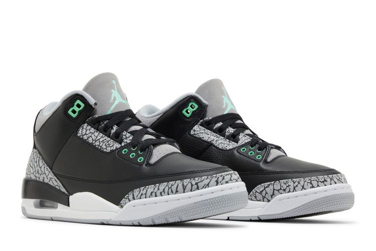 Air Jordan 3 Retro 'Green Glow' CT8532 031 фото