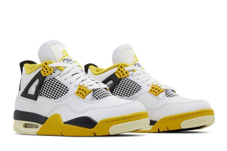 Wmns Air Jordan 4 Retro 'Vivid Sulfur' AQ9129 101 фото