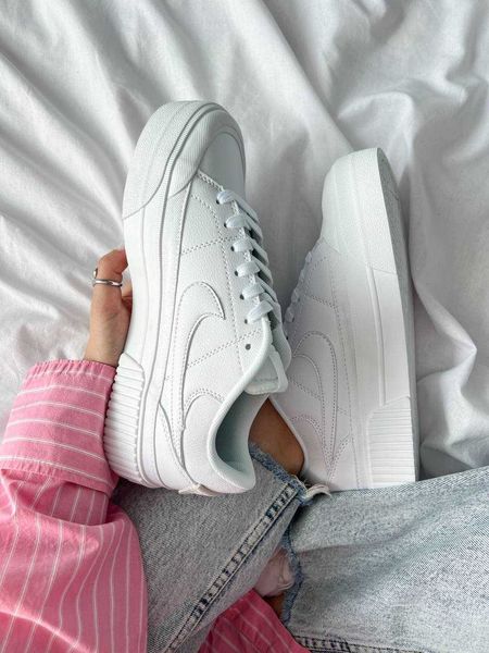 Nike Wmns Court Legacy Lift 'Triple White' G252-Білий-36 фото