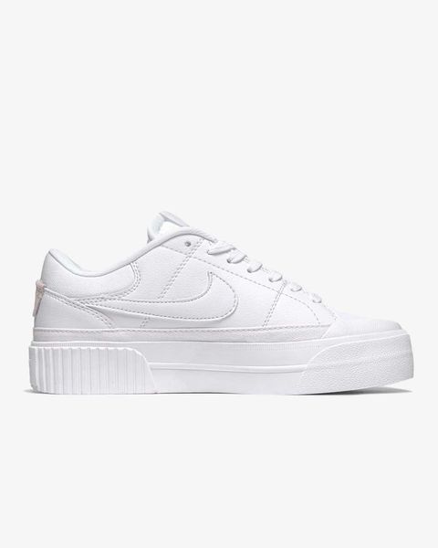 Nike Wmns Court Legacy Lift 'Triple White' G252-Білий-36 фото