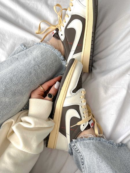 Travis Scott x Air Jordan 1 OG Low Reverse Mocha G303-Біло-коричневий-45 фото