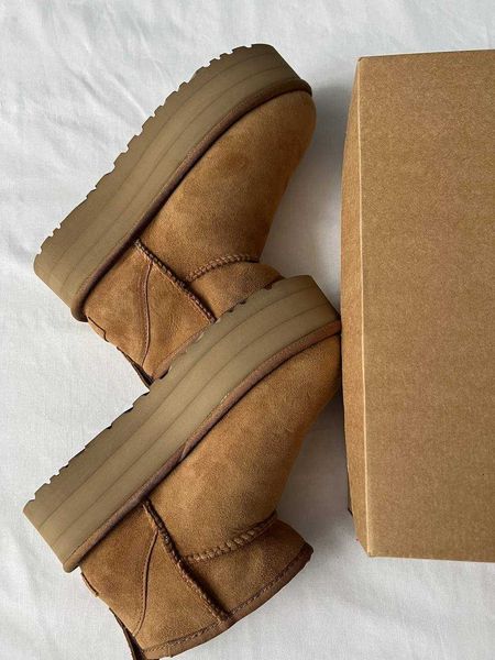 UGG Women'S Classic Ultra Mini Platform Bootie G461-Коричневий-36 фото