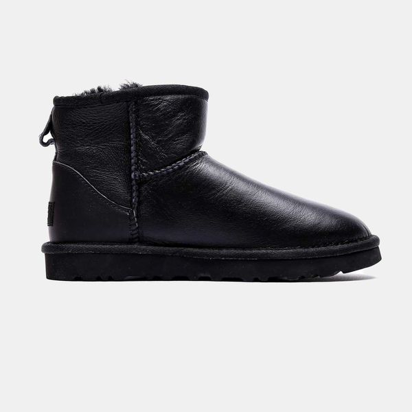 Ugg Ultra Mini Black ( шкіра ) G469-Чорний-36 фото