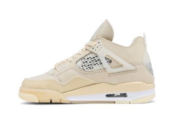 Off-White x Wmns Air Jordan 4 Retro SP 'Sail' CV9388 100 фото