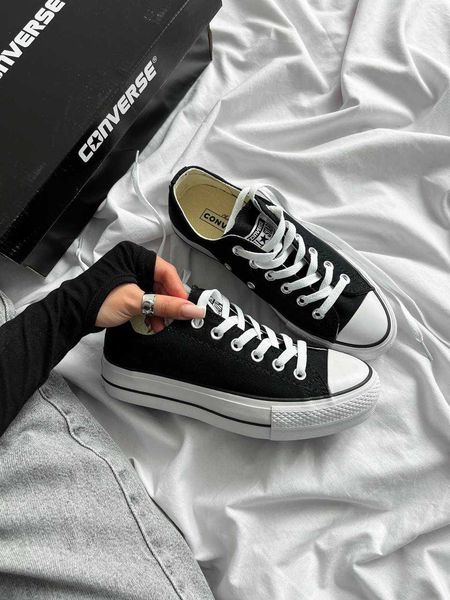 Converse Wmns Chuck Taylor All Star Lift Ox 'Black White' G510-Чорний-36 фото