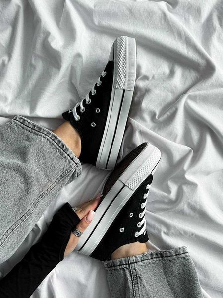 Converse Wmns Chuck Taylor All Star Lift Ox 'Black White' G510-Чорний-36 фото