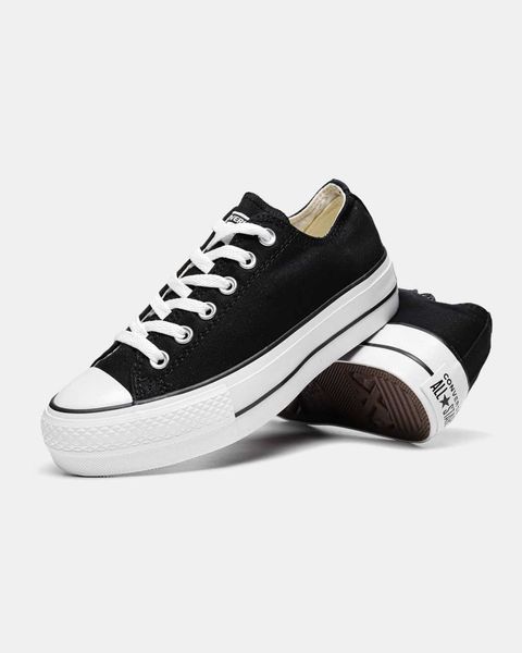 Converse Wmns Chuck Taylor All Star Lift Ox 'Black White' G510-Чорний-36 фото