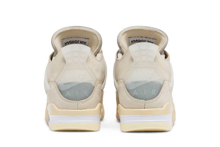 Off-White x Wmns Air Jordan 4 Retro SP 'Sail' CV9388 100 фото