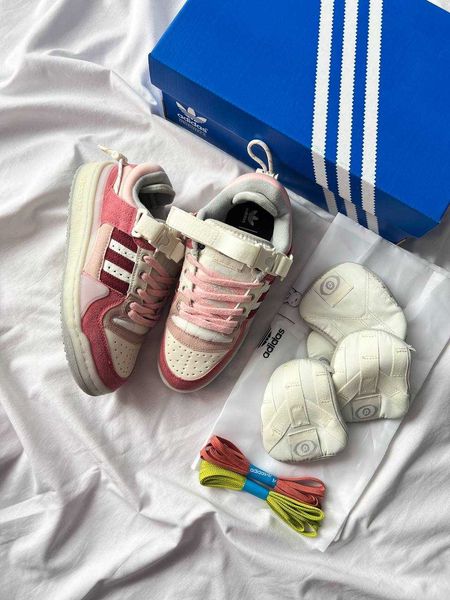 Adidas Forum x Bad Bunny "White Pink" G260-Голубий-36 фото