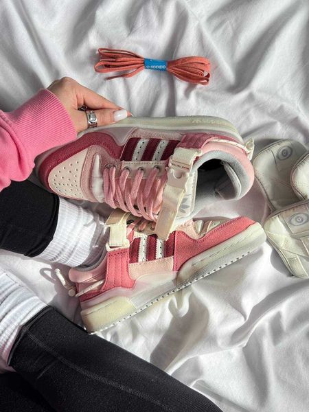 Adidas Forum x Bad Bunny "White Pink" G260-Голубий-36 фото