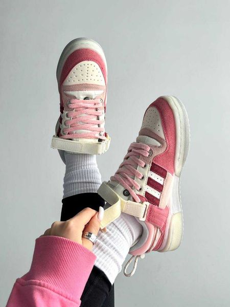 Adidas Forum x Bad Bunny "White Pink" G260-Голубий-36 фото