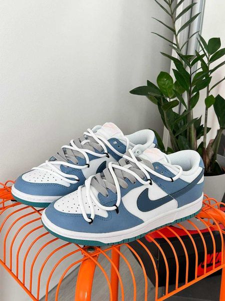 Nike SB Dunk Low Blue White G524-Голубий-36 фото