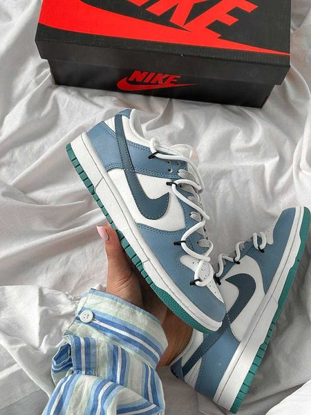 Nike SB Dunk Low Blue White G524-Голубий-36 фото