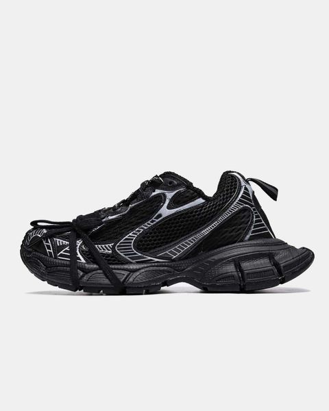 "Balenciaga 3XL Sneaker 'Worn-Out - Black White " G357-Чорний-36 фото