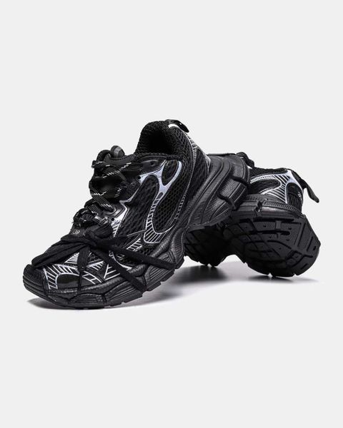 "Balenciaga 3XL Sneaker 'Worn-Out - Black White " G357-Чорний-36 фото