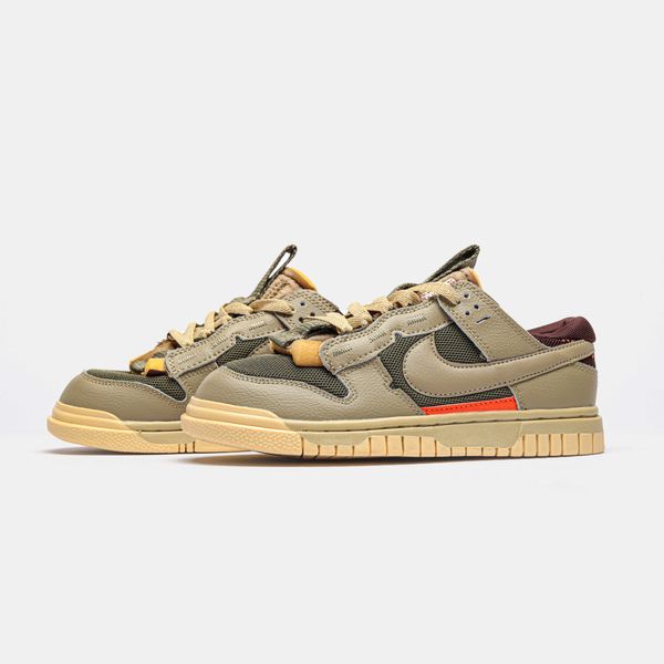 Кросівки Nike Air Dunk Jumbo Medium Olive G364-Коричневий-41 фото