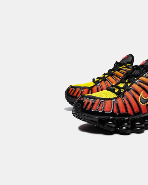 Кроссовки Nike Shox TL “Black/Amarillo” Nk61-Помаранчевий-45 фото