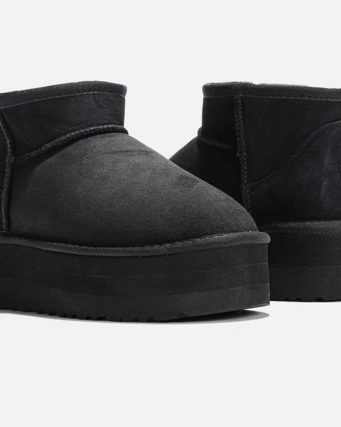 UGG Women'S Classic Ultra Mini Platform Mini Black G076-Чорний-36 фото