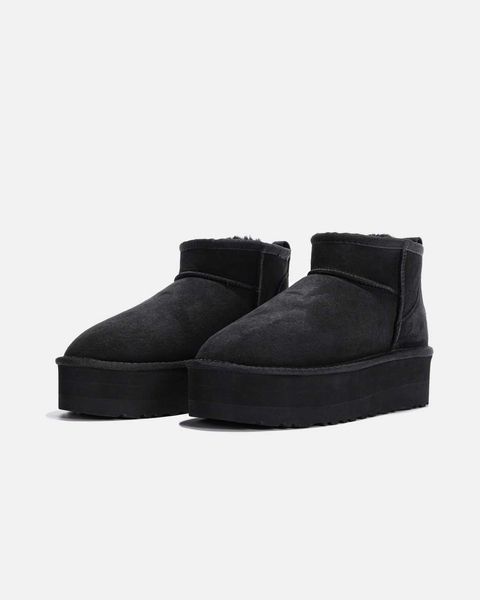 UGG Women'S Classic Ultra Mini Platform Mini Black G076-Чорний-36 фото