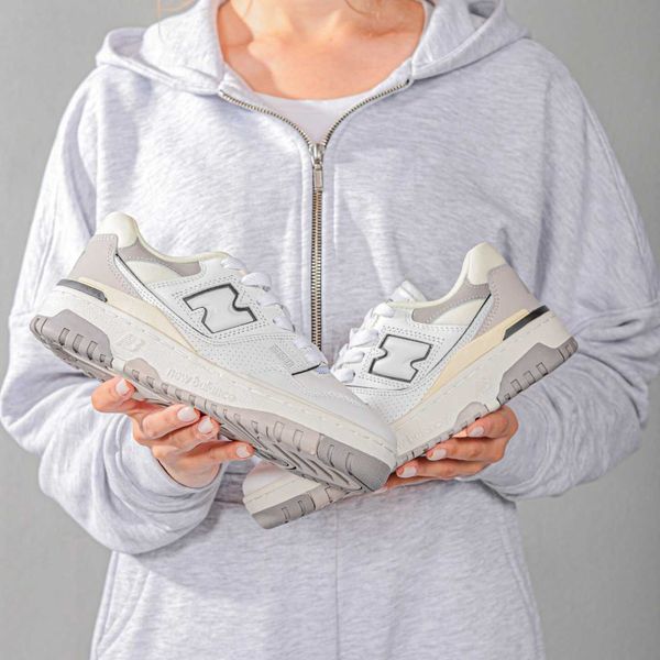 New Balance 550 White Cool Grey G359-Білий-38 фото