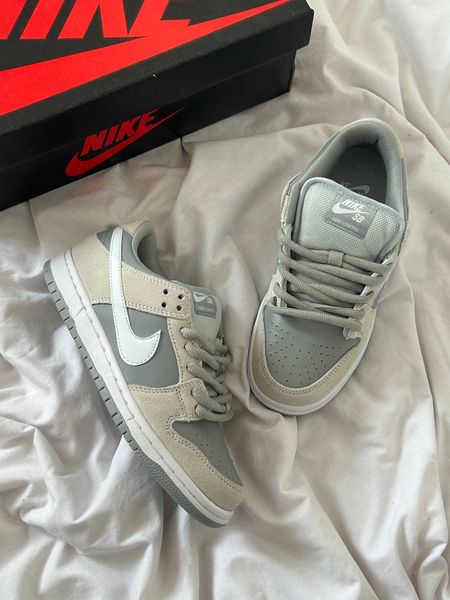 Nike SB Dunk Low Summit White Wolf Grey G554-Сірий-36 фото